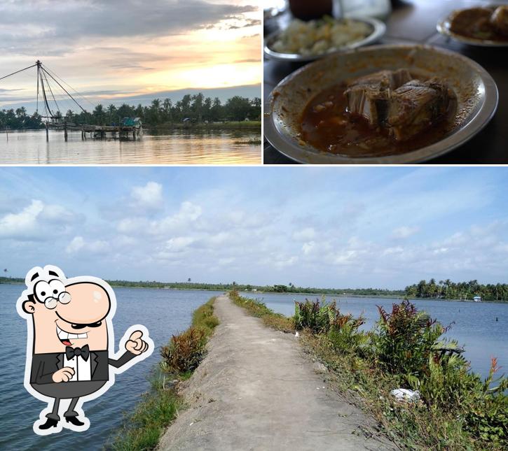 Among different things one can find exterior and food at Kadamakudy Kallu Shop