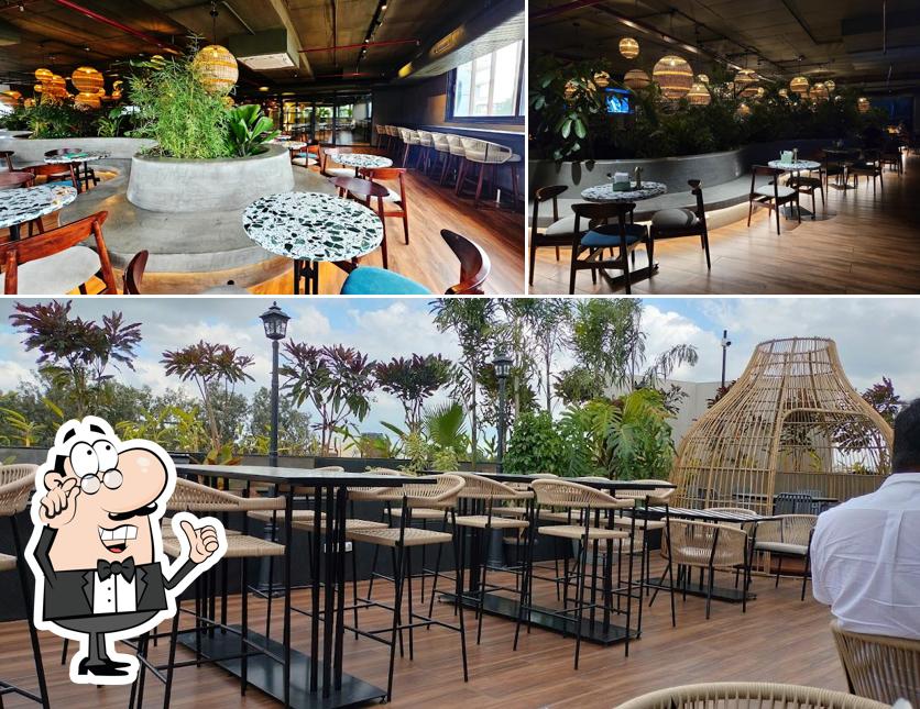 Take a seat at one of the tables at TYD