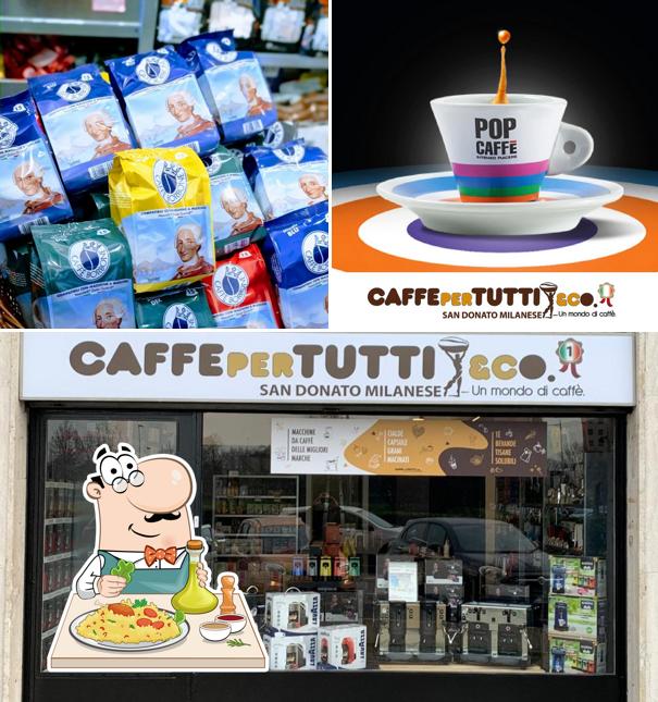 Tra le diverse cose da Caffè per Tutti San Donato Milanese si possono trovare la cibo e interni