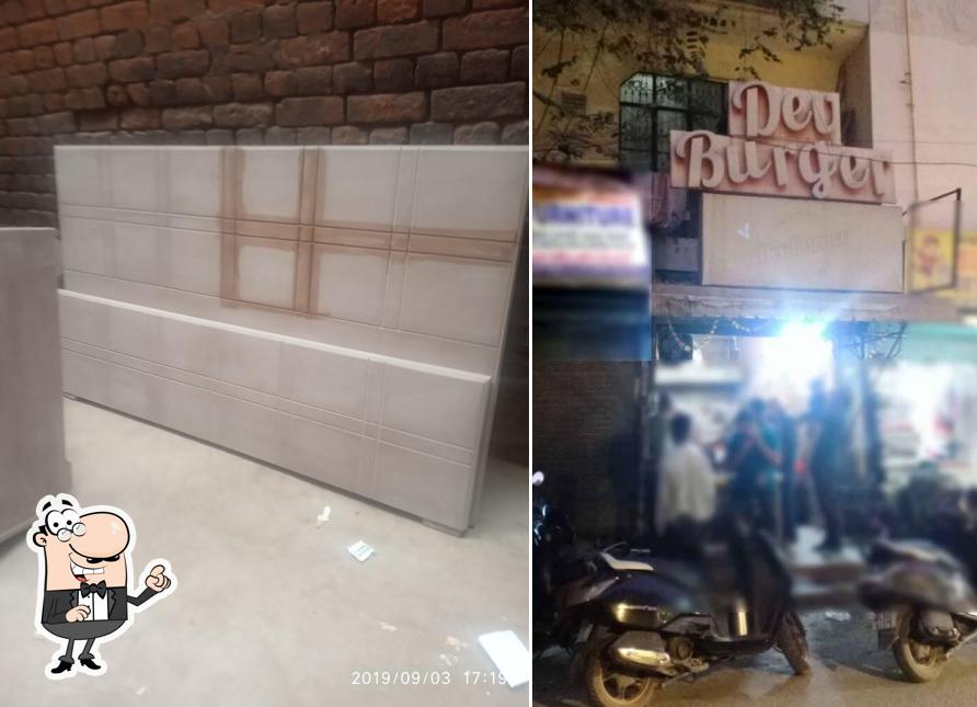 The interior of Dev Burger