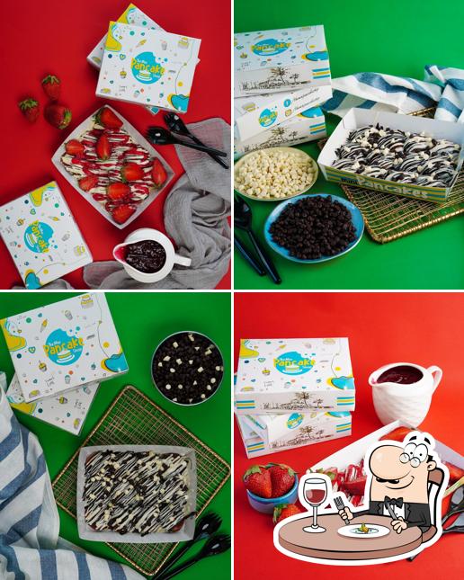 Food at The Mini Pancake Shop