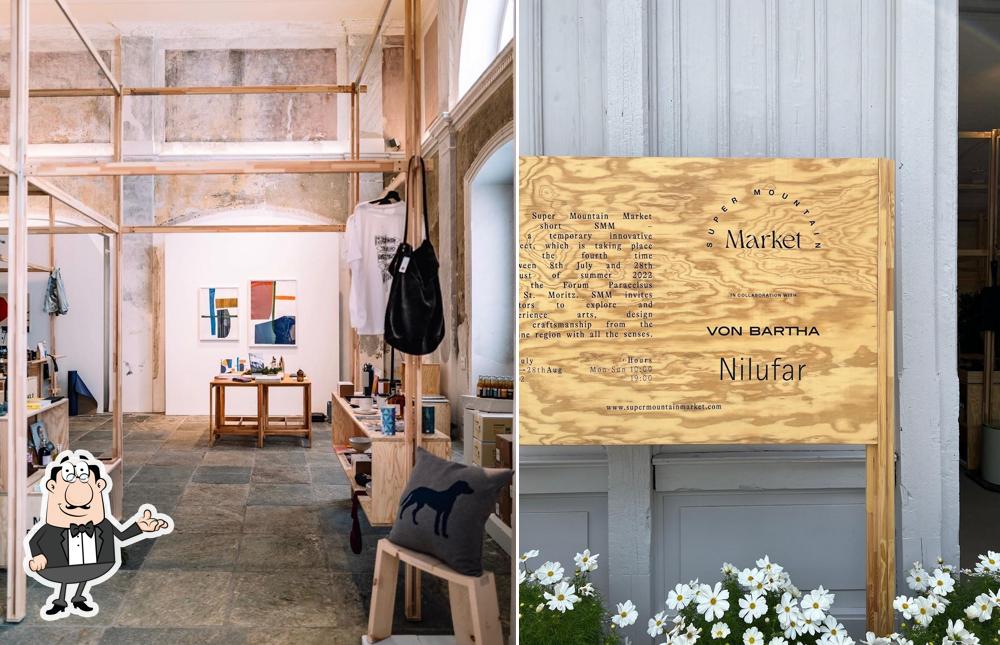 Gli interni di Super Mountain Market