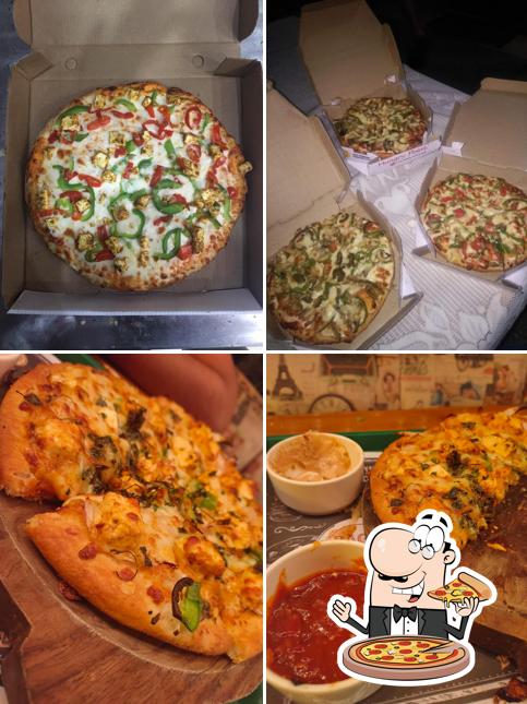 Order different types of pizza