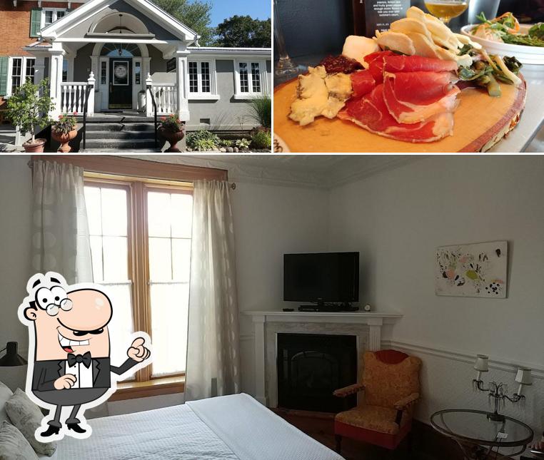 La intérieur et nourriture du restaurant