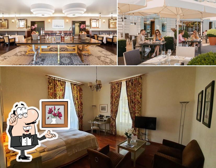 Gli interni di Hôtel Angleterre