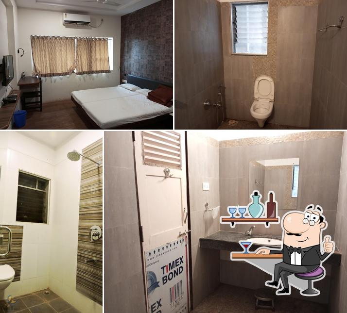 The interior of Hotel Kanchan