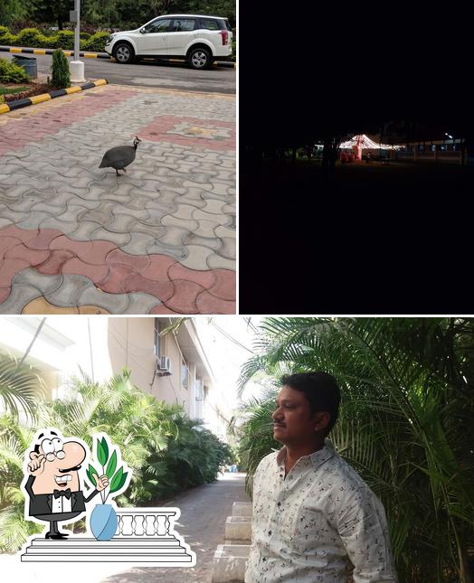 The exterior of Dining Hall