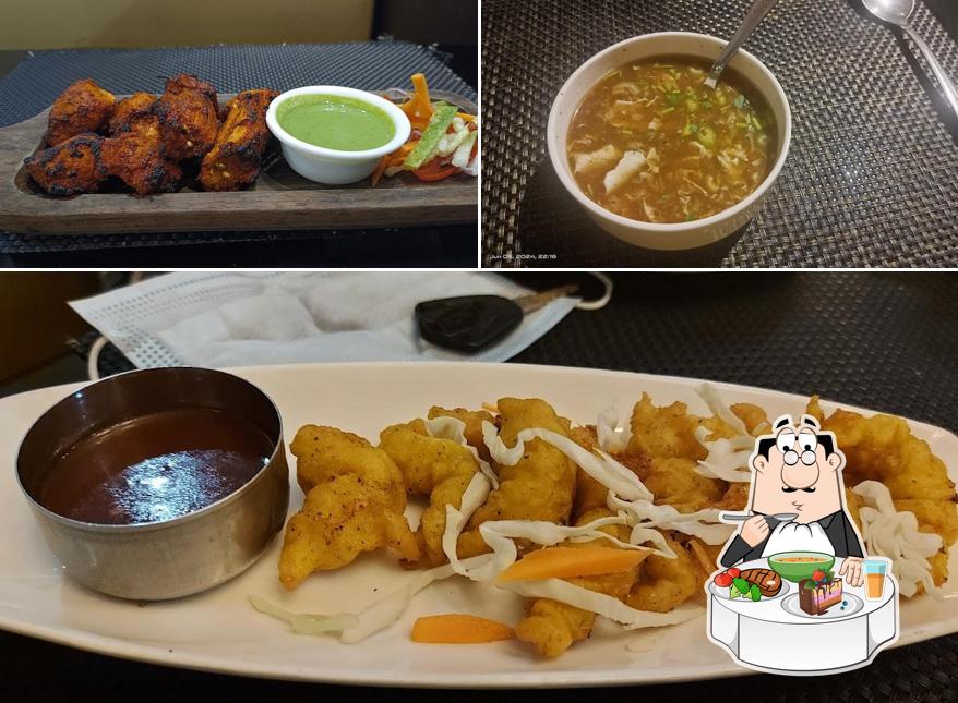 Hot and sour soup at Drizzle Bistro