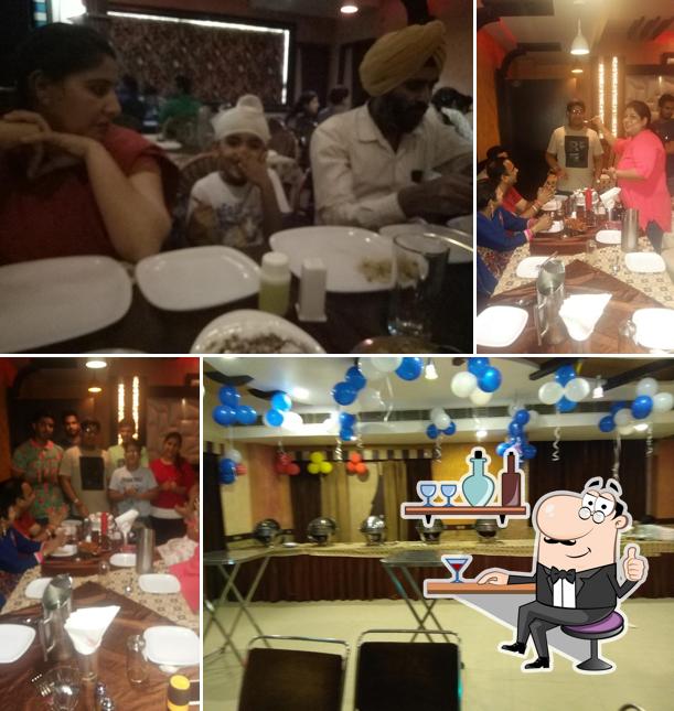 The interior of Mehmaan Restaurant