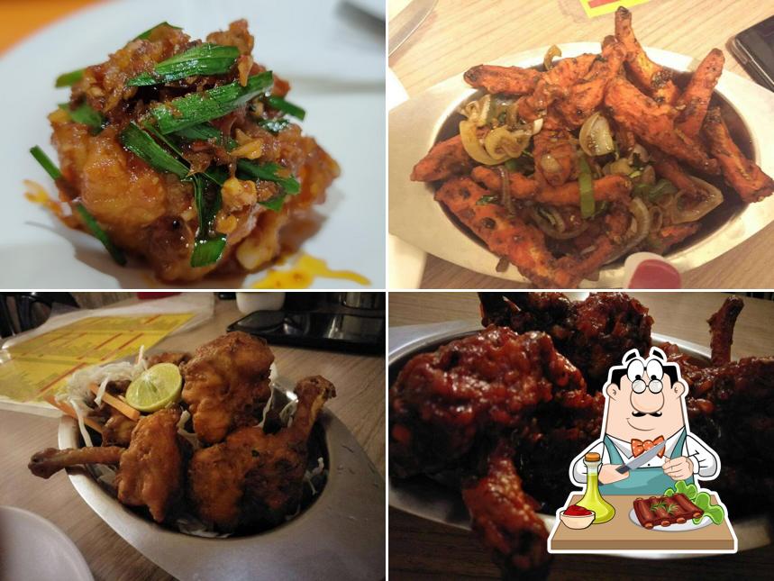 Pick meat meals from the menu