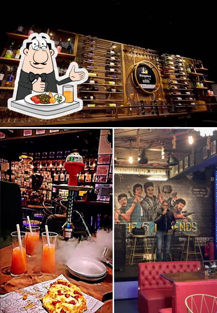 The restaurant's food and beverage