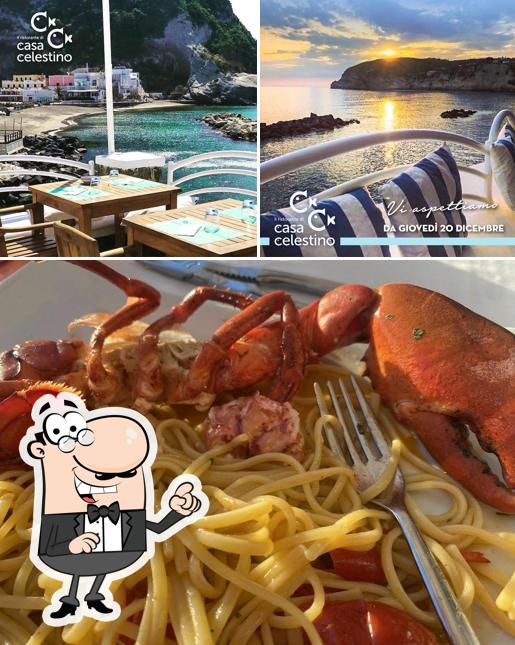 Questa è la immagine che mostra la esterno e cibo di Ristorante La Conchiglia