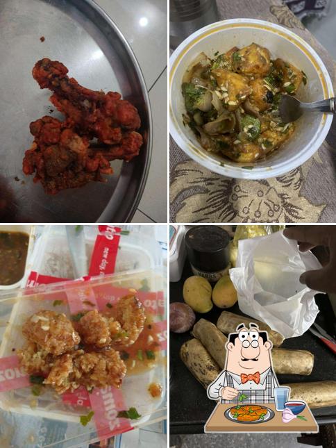 Chicken wings at Hotel new ajay