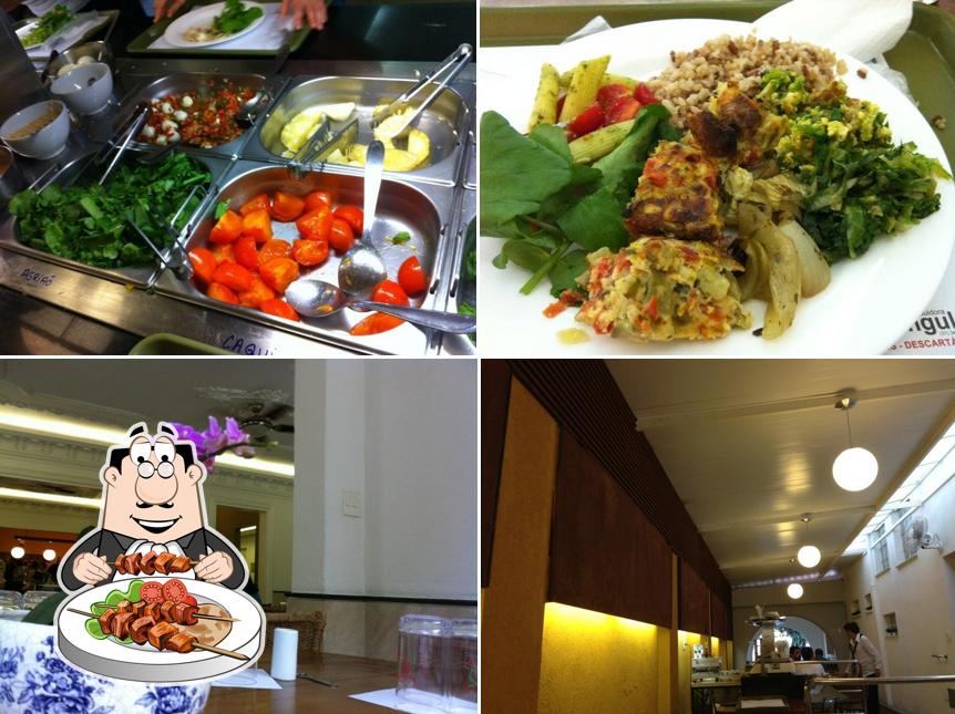 Comida em Restaurante Couve & Flor Self-Service