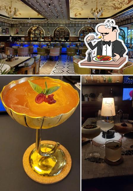 The photo of food and interior at Romeo Lane