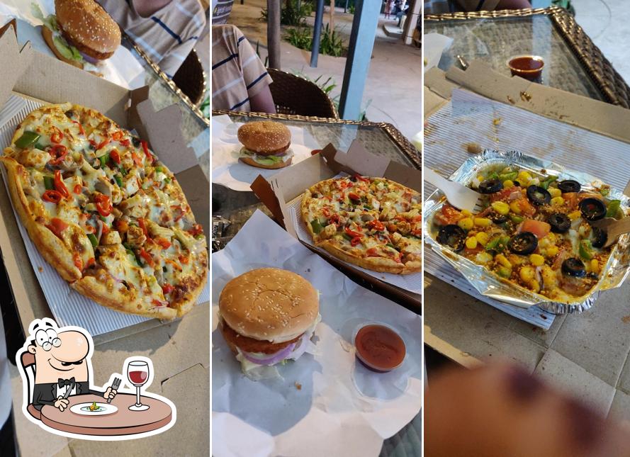 Food at Just pizza upper thane