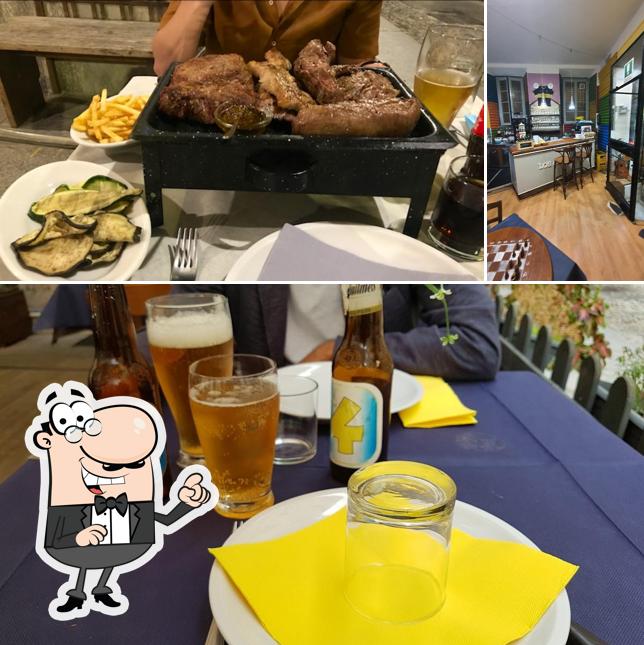 Questa è la immagine che raffigura la interni e cibo di Los Argentinos