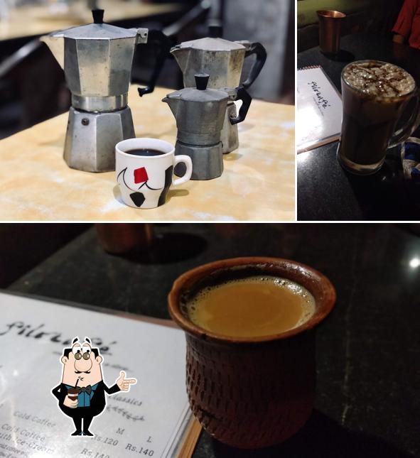 Enjoy a beverage at Jyoti Cafe