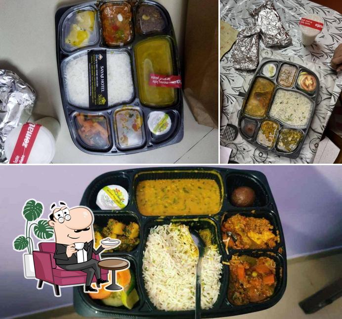 The interior of Sayaji's Home Delivery