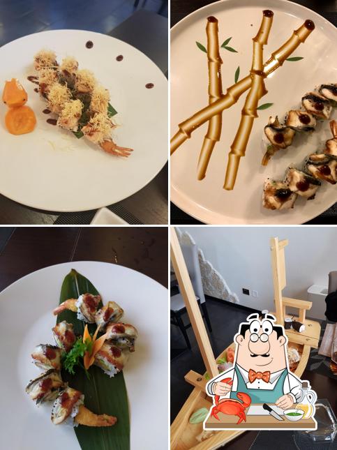 Prenditi tra i molti piatti di mare disponibili a Sushi Family