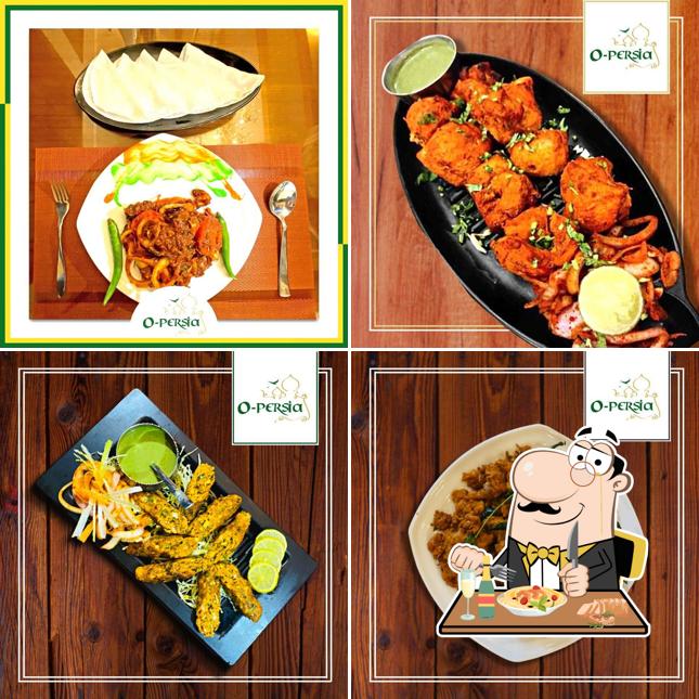 Food at O-Persia Restaurant