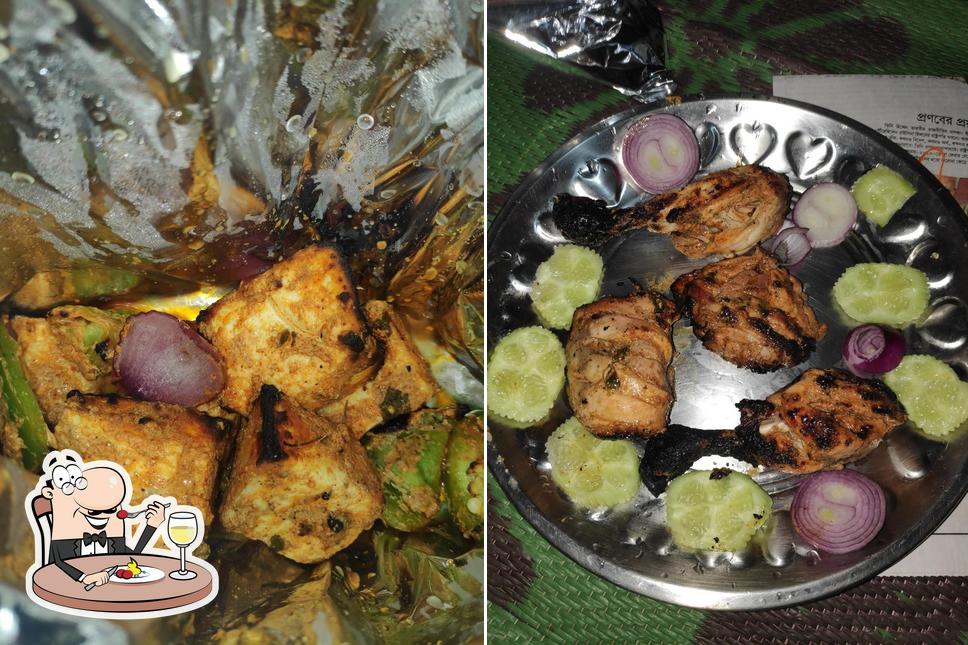 Food at Mukhorochak Restaurant