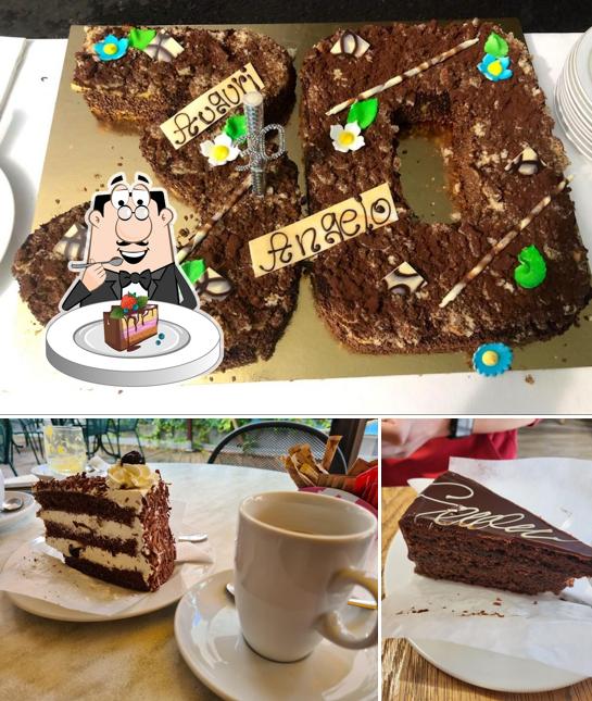 Torta al cioccolato al Konditorei Stofner Cafè