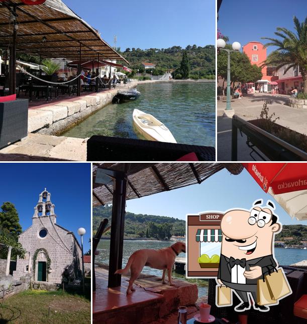 Gli esterni di Calamotta Fast Food - Kalamota Island