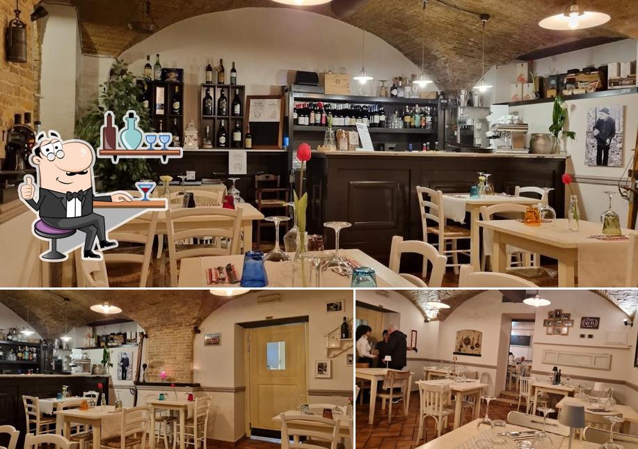 Gli interni di Da Paccale - Trattoria del borgo