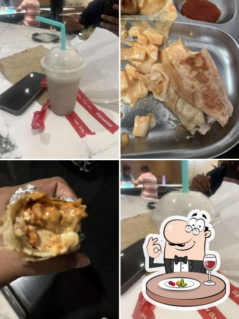 Chocolate mousse at Istah Shawarma & Biryani