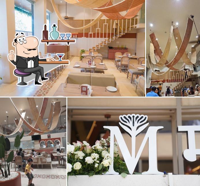 Check out how Mogra Veg Restaurant and Banquet looks inside