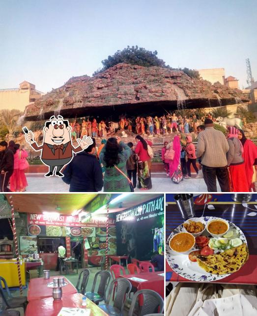 The picture of New Brijwasi Pathak Dhaba & Bhojnalaya’s food and interior