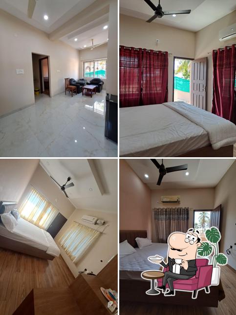 The interior of Seashore Villa