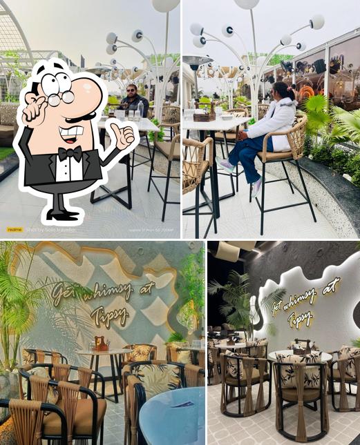 The interior of Tipsy Town