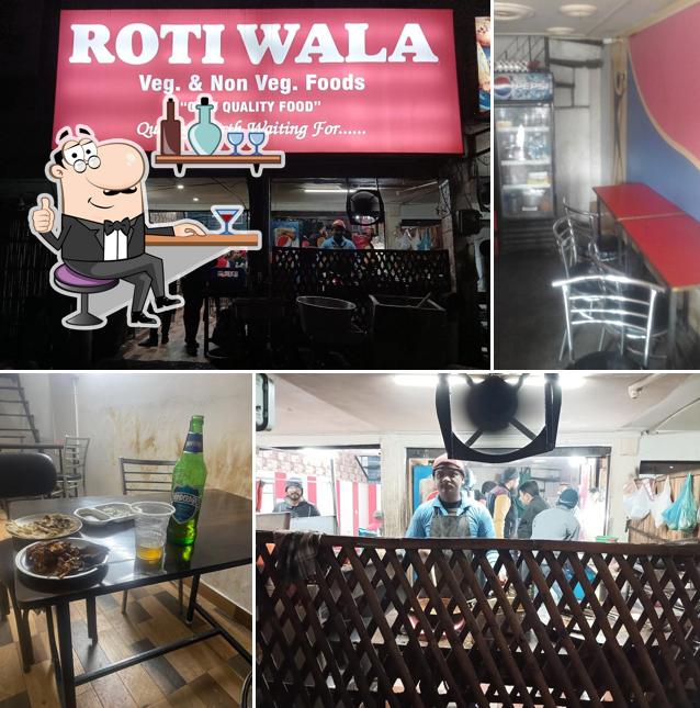 The interior of Roti Wala