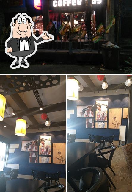 The interior of Café Coffee Day