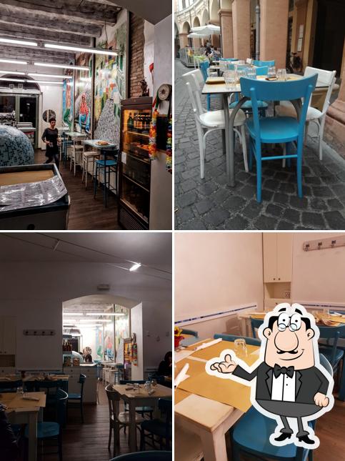 Gli interni di Le Fofò pizzeria bistrot