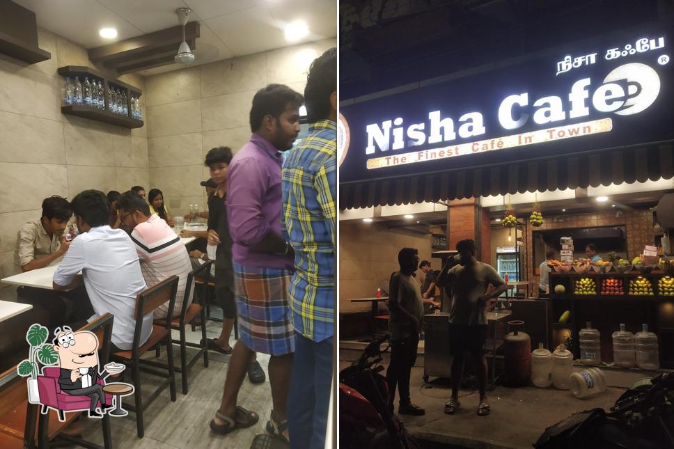 The interior of Nisha Cafee