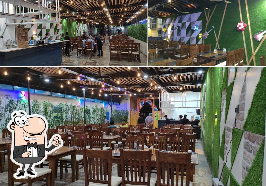 The interior of The Old Monk Cafe