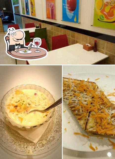 The restaurant's food and interior