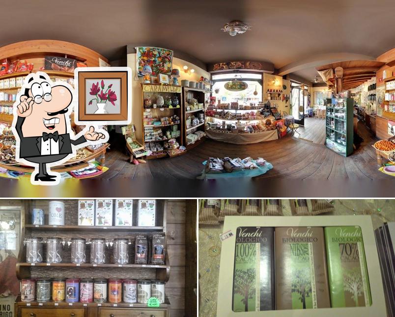 Gli interni di Chococafè