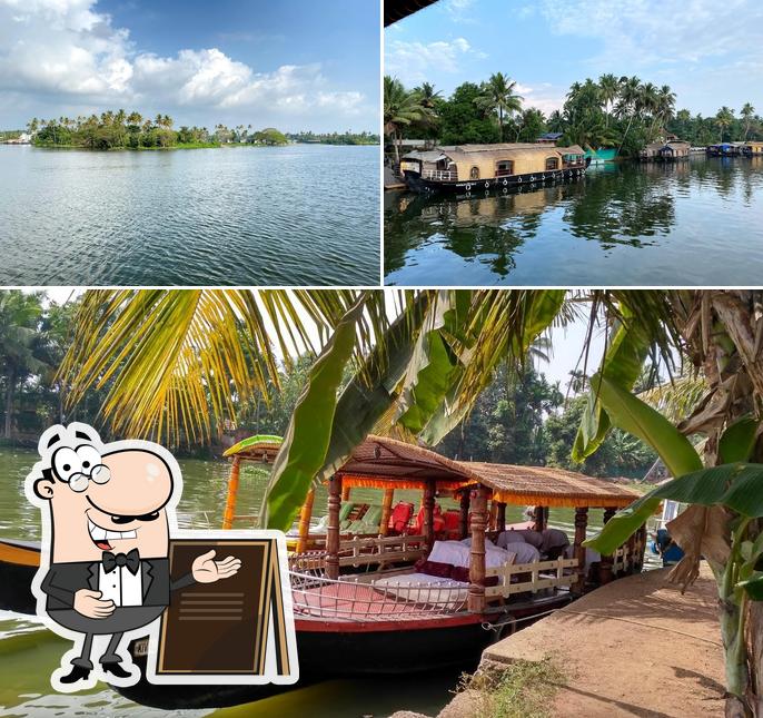 Enjoy the view at the outside area of Ammus Restaurant