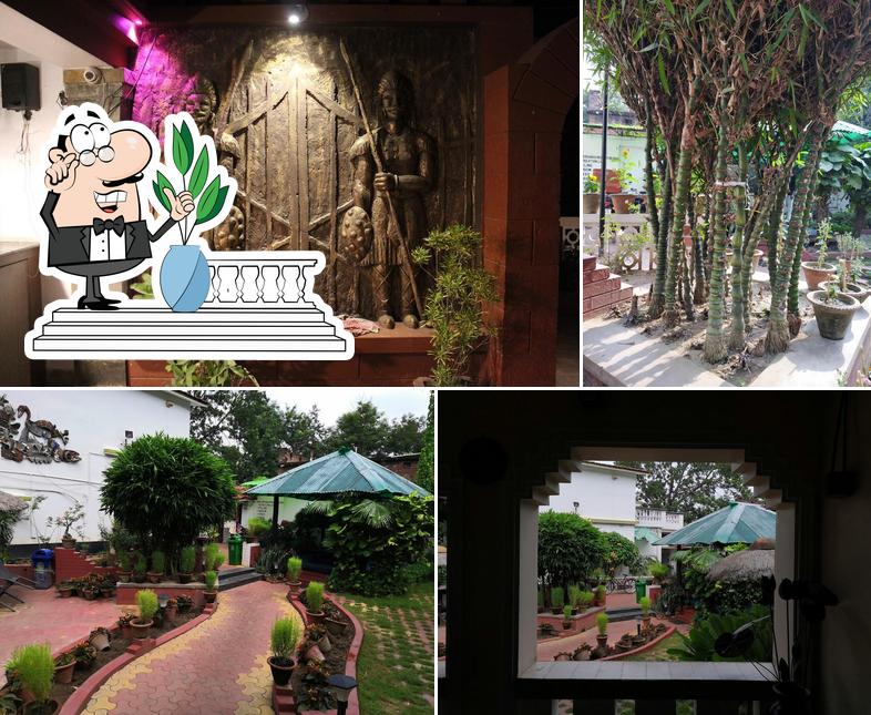 The exterior of Kiranmala Garden Restaurant Best Hotel In Bolpur Best Restaurant In Bolpur