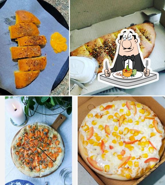 Food at MR.X PIZZA'S