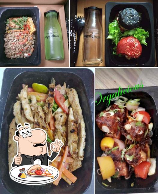 Get pizza at Orgalicious