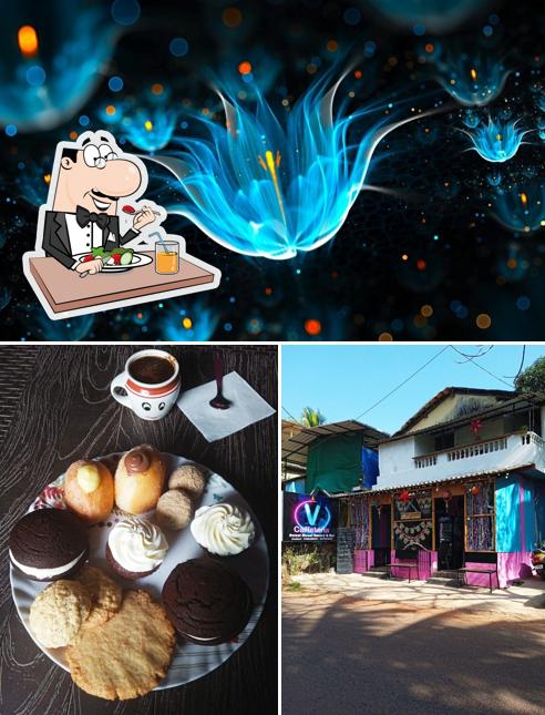 Check out the picture depicting food and interior at Sweet Street Bakery