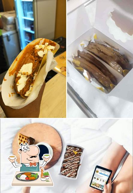 Food at The Belgian Waffle Co