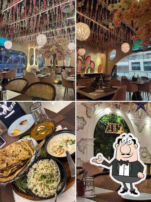 The interior of Zoca Diner