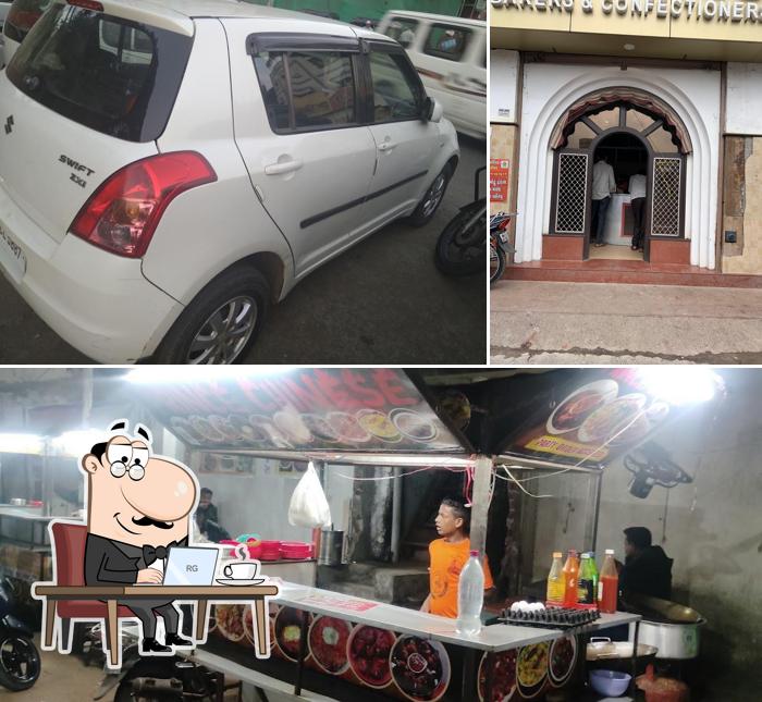 Take a seat at one of the tables at Dotivala Bakers & Confectioners