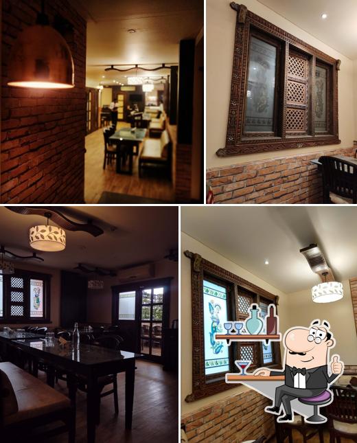 The interior of Curry On The Roof Restobar